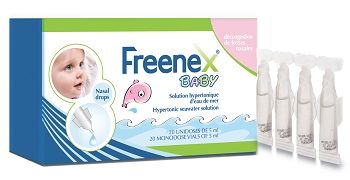 Freenex Gocce Nasali Ipertoniche Baby 20 Fiale