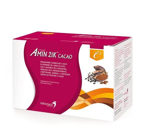 Italfarmacia Linea Aminoacidica Amin 21 K Integratore Alimentare 21 Buste Cacao
