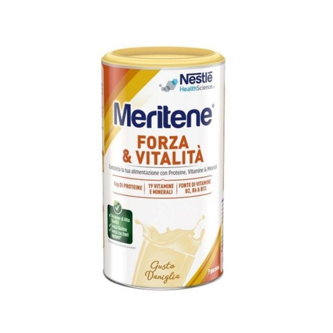 Nestle Meritene Proteine Vitamine in Polvere Gusto Vaniglia 270 g