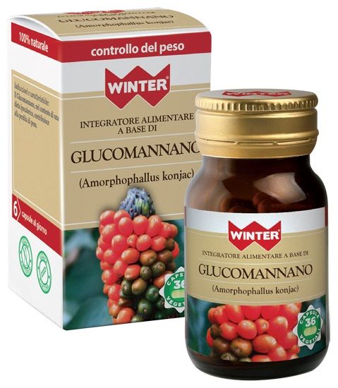 Winter Glucomannano Integratore Vegetale Per Controllo Del Peso 36 Capsule