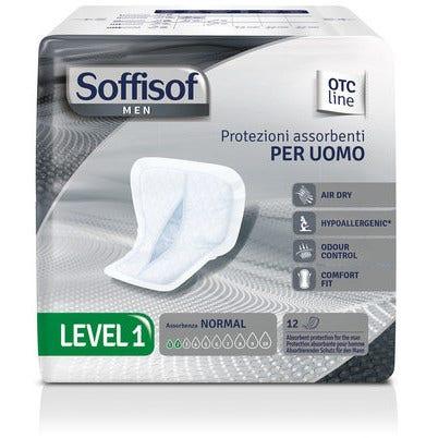 Soffisof Men Level 1 Assorbenti Per Incontinenza Uomo 12 Pezzi