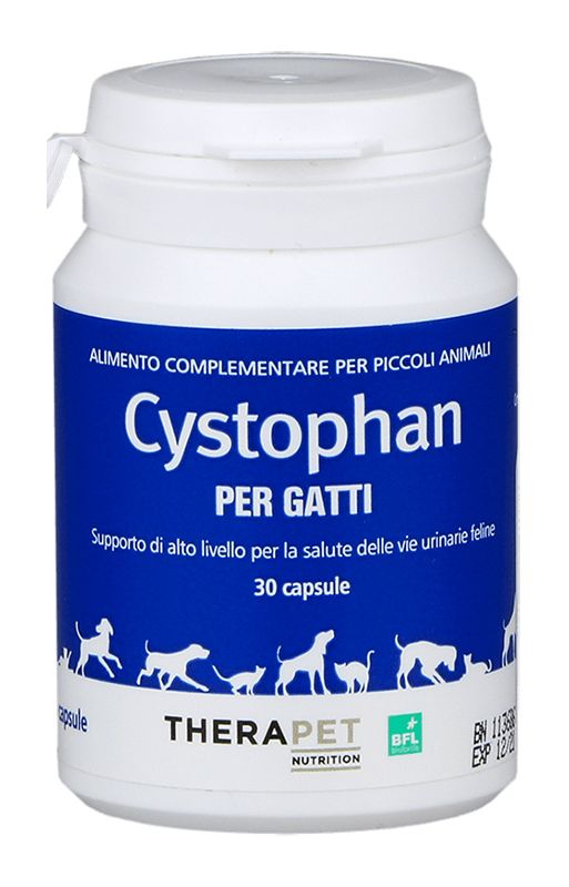 Cystophan Therapet Integratore per Gatti 30 Capsule