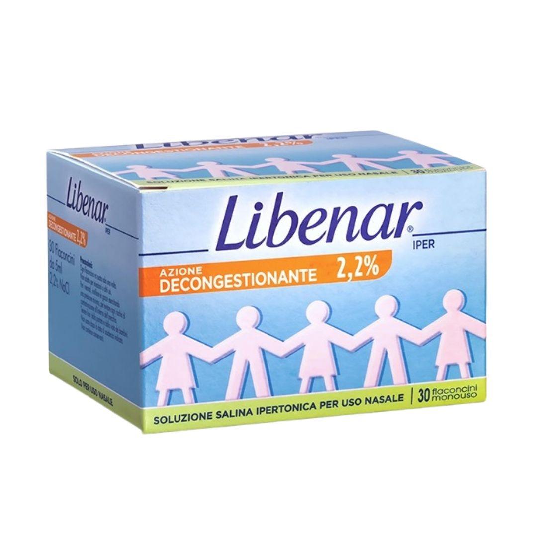 Libenar Iper Monodose Soluzione Ipertonica Decongestionante 30 Flaconcini 5 ml