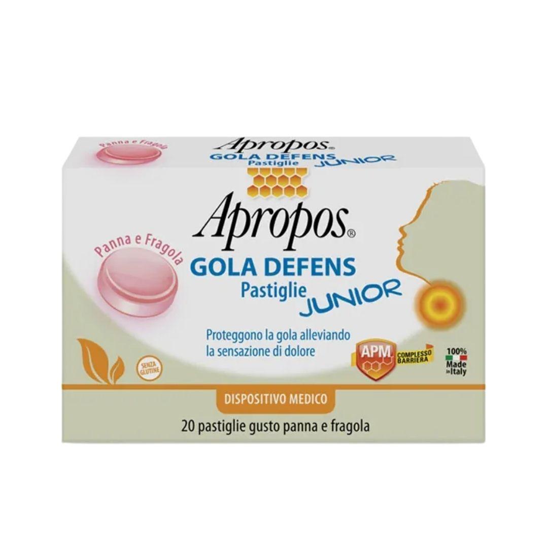 Apropos Gola Defens Junior Gusto Panna Fragola 20 Pastiglie