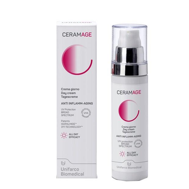 Ceramage Crema Giorno Viso Anti-age e Antinfiammatoria per pelle Intollerante 50