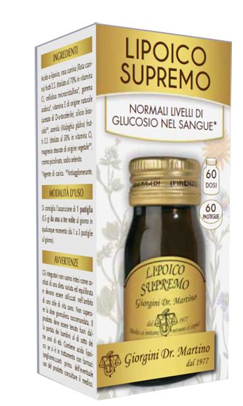 Lipoico Supremo Integratore di Acido Lipoico 60 Compresse