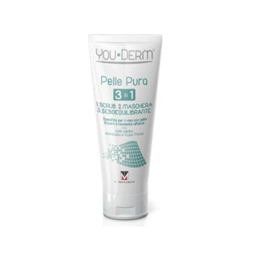 You-Derm Pelle Pura 3 in 1 Scrub e Maschera Seboequilibrante 75 ml