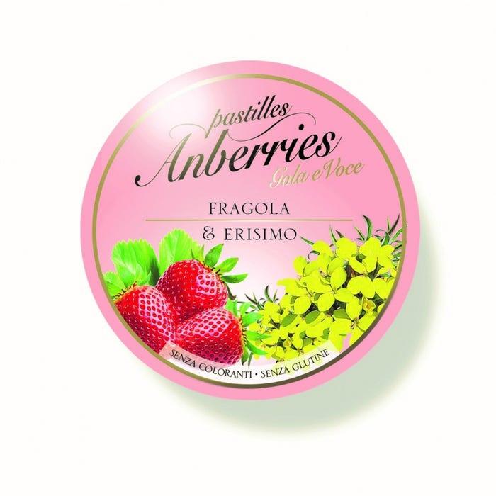 Anberries Gola e Voce Pastiglie Fragola & Erisimo 55 g
