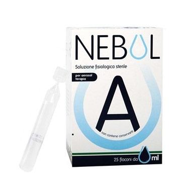 Chiesi Linea Pulizia del Naso Nebul A Soluzione Fisiologica 25 Flaconcini 5 ml