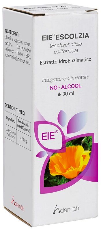 EIE Escoltzia Gocce Integratore Per Il Rilassamento 50ml Adama