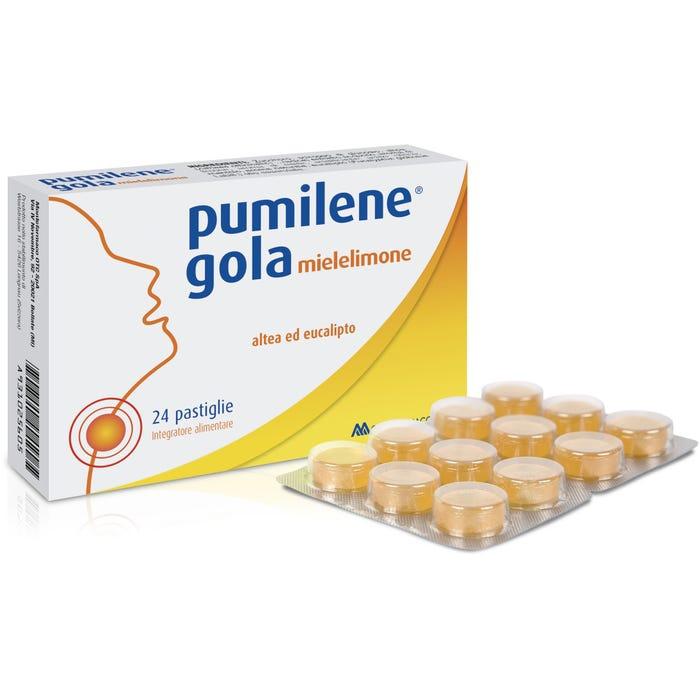 Pulimene Gola Gusto Miele e Limone 24 Pastiglie