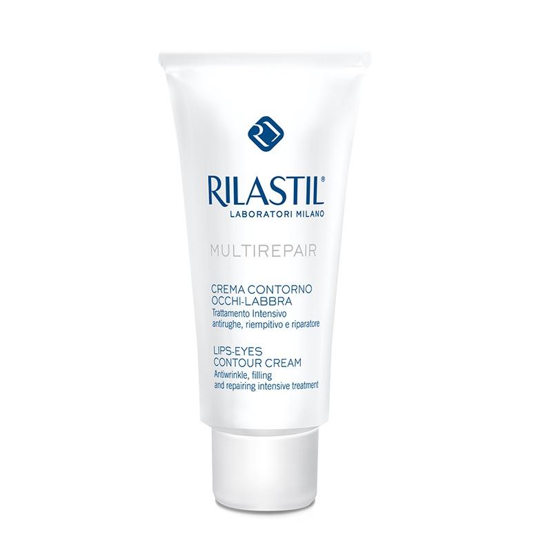 Rilastil Linea Multirepair Crema Contorno Occhi e Labbra Pelli Molto Secche 15ml