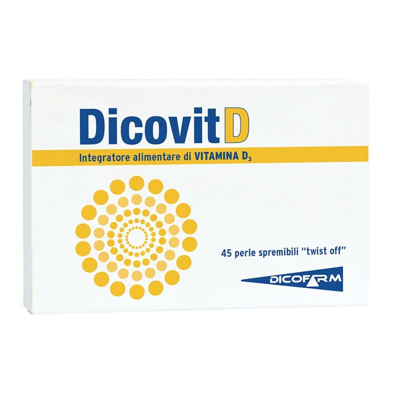 Dicofarm Linea Vitamine e Minerali Dicovit D Integratore Alimentare 45 Perle