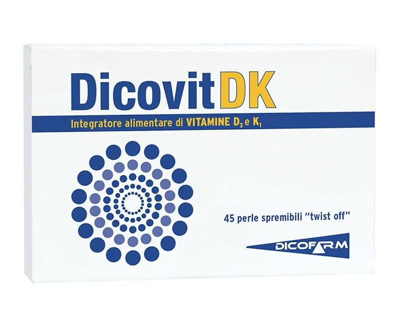 Dicofarm Linea Vitamine e Minerali Dicovit DK Integratore Alimentare 45 Perle