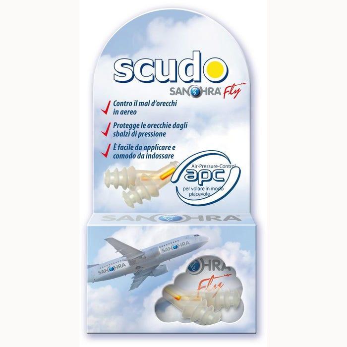 Pasquali Filtro Auricolare Earplug Scudo Fly Adulti Sanohra 2 Pezzi