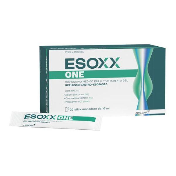 Alfasigma Esoxx One Integratore per il Reflusso Gastro-Esofageo 20 Stick Monodose