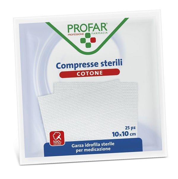 Profar Garza in Cotone Assorbente 18x40 cm Confezione da 12 Pezzi