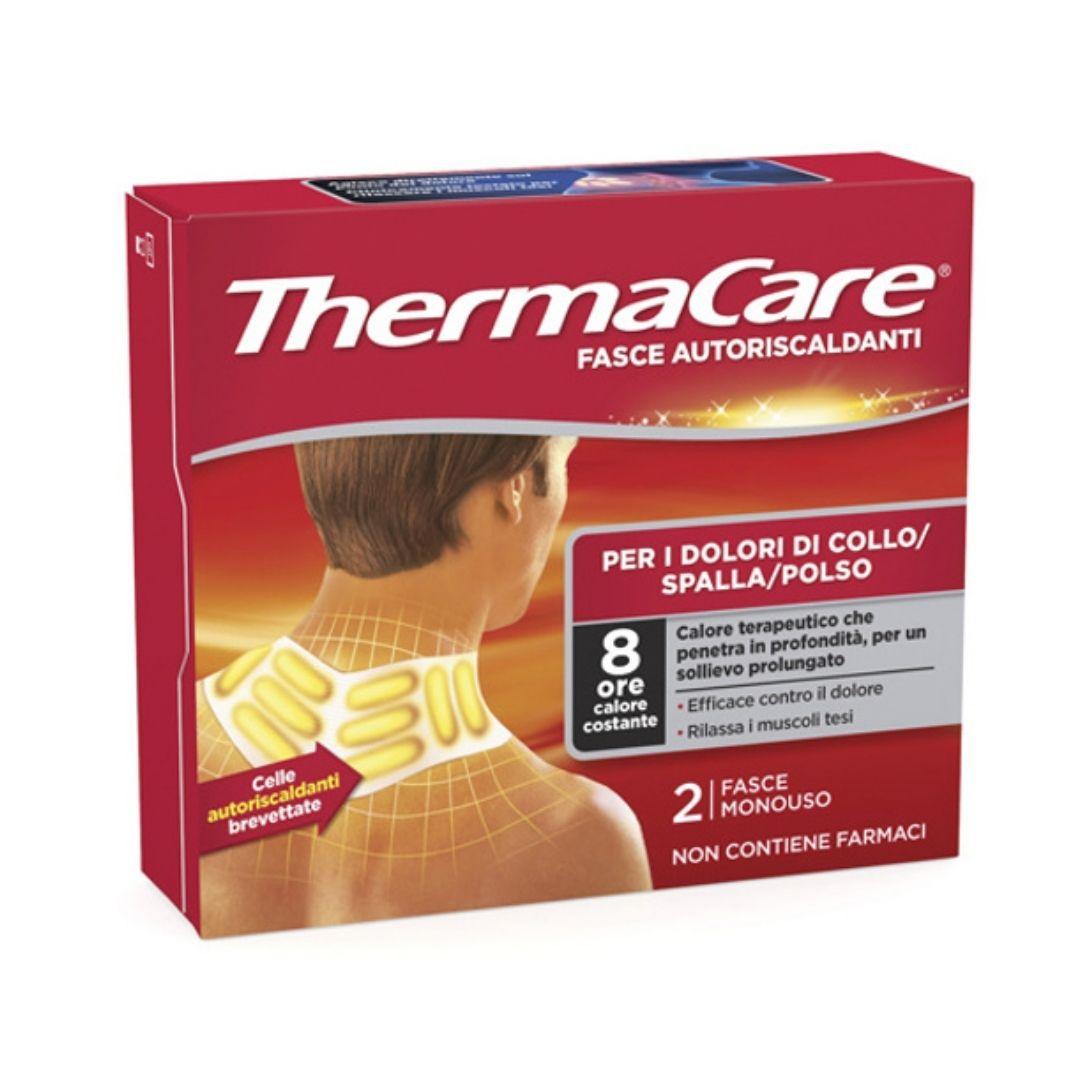ThermaCare Fasce Autoriscaldanti a Calore Terapeutico Collo Spalla Polso 2 Pezzi