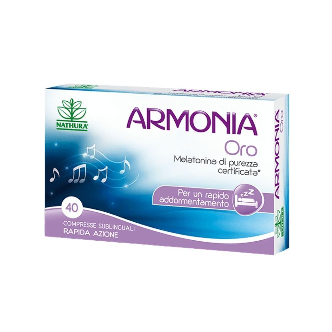 Armonia Oro 1 Mg Integratore Di Melatonina 40 Compresse Sublinguali