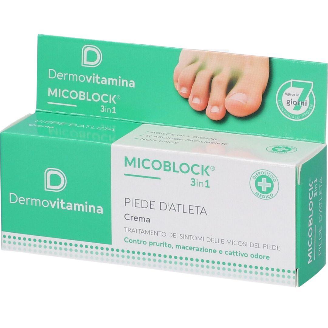 Dermovitamina Micoblock Crema per il Trattamento delle Micosi Cutanee 30 ml