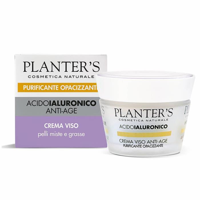 Planter's Crema Viso Anti-Age Purificante Acido Ialuronico 50 ml