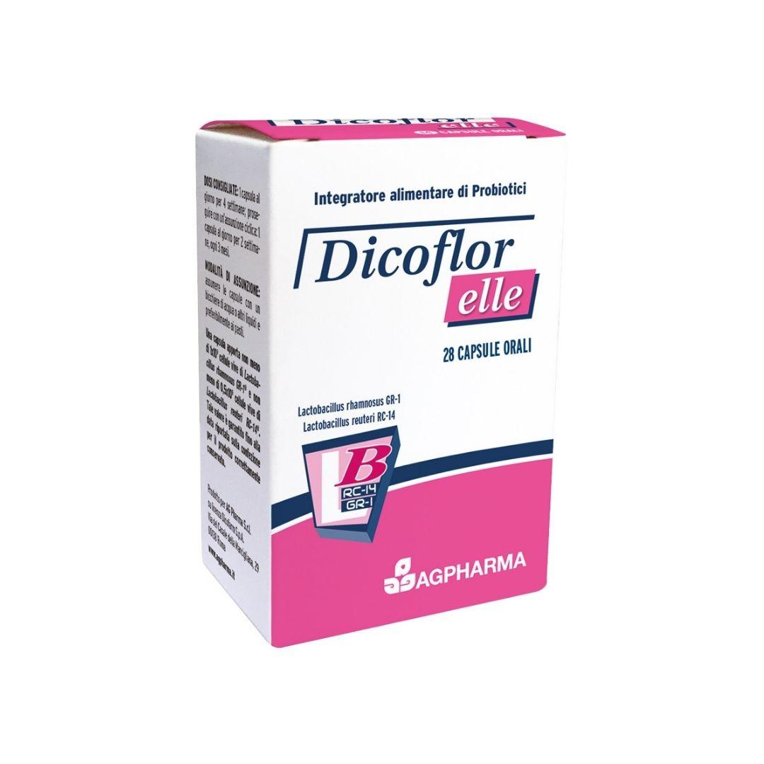 Dicoflor Elle Integratore per la Flora Batterica Intestinale 28 Capsule