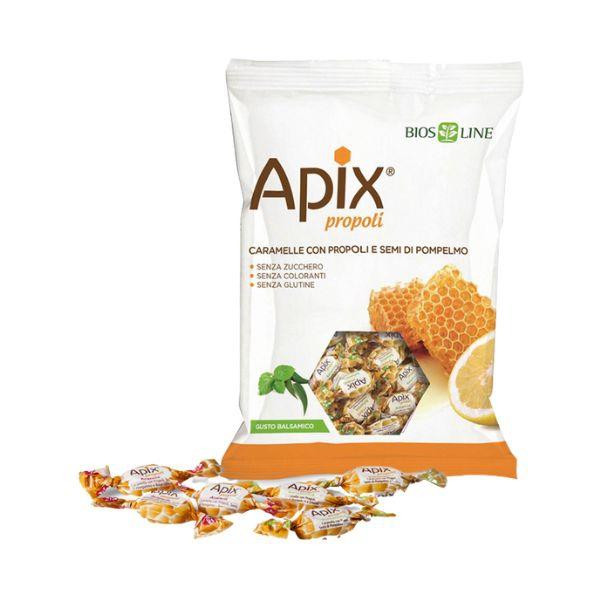 Apix Caramelle Con Propoli Per La Gola Gusto Balsamico Con Semi Di Pompelmo 50 g