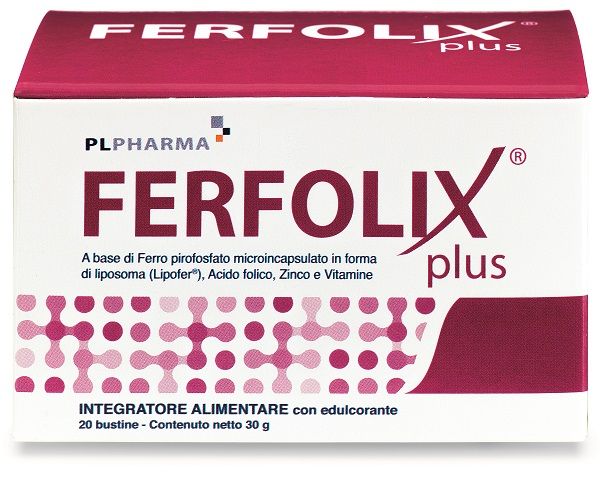 Pl Pharma Ferfolix Plus 20 Bustine
