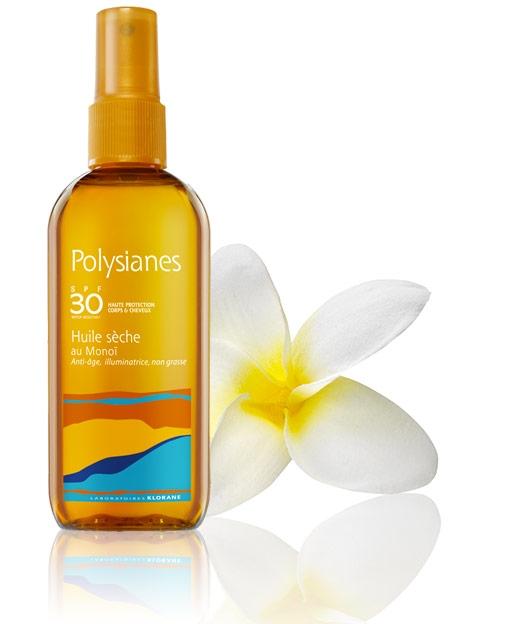 Klorane Polysianes Linea Solare SPF30 Huile Seche con Monoi Anti-Age 150 ml