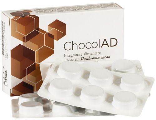 Chocolad Integratore di Cioccolato 18 Compresse