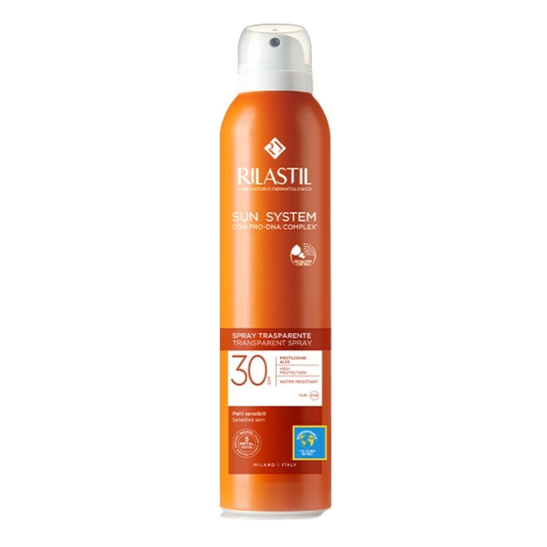 Rilastil Sun System Spf30 Transparent Spray Solare Corpo Nebulizzato 200 ml
