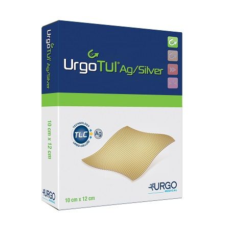 Urgotul AG/Silver Medicazione Antibatterica 15x15cm 5 Pezzi