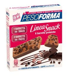 Pesoforma Lineasnack Caffe' E Cioccolato 6 Barrette 31 G