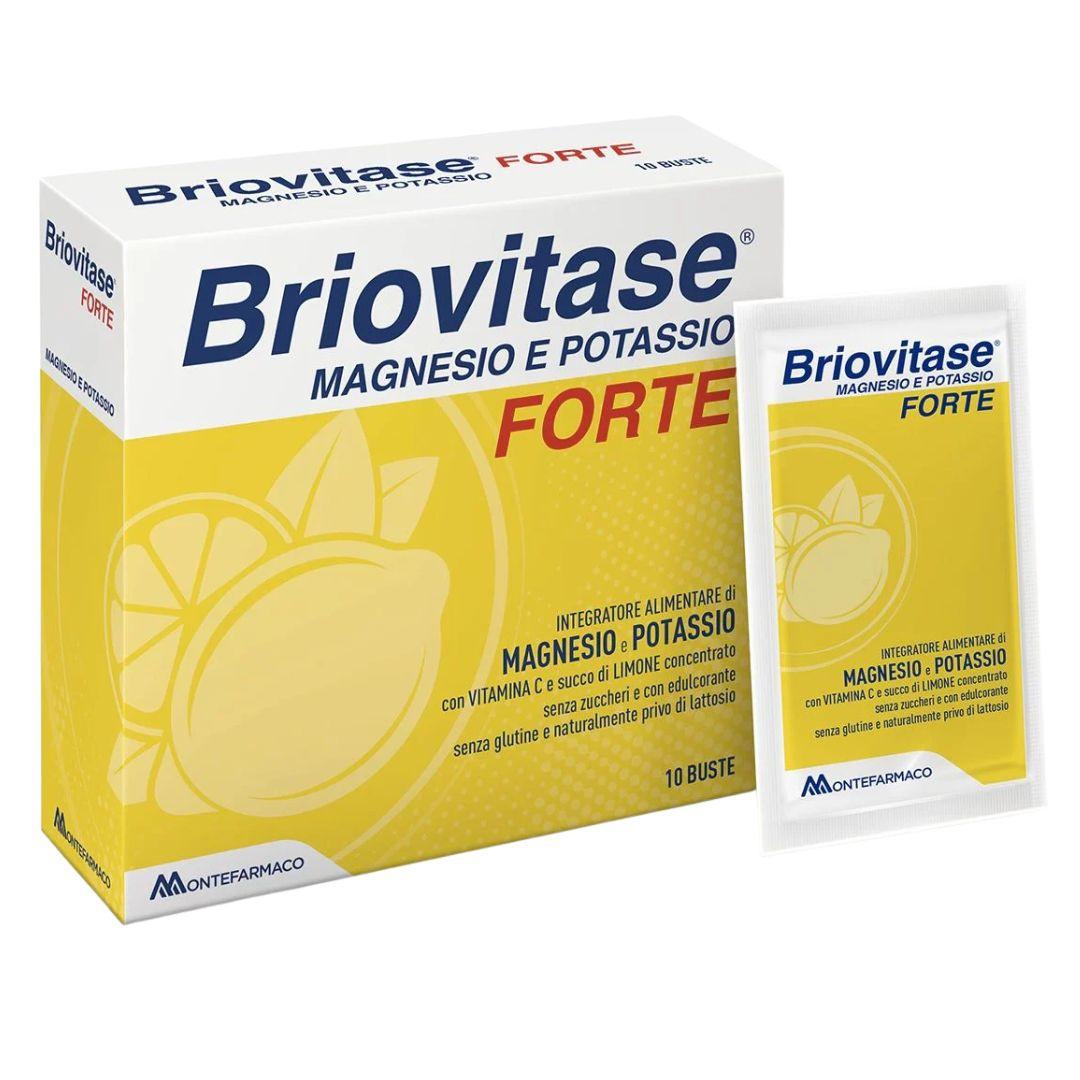 Briovitase Linea Vitamine Minerali Forte Magnesio Potassio Vitamina C 10 Buste