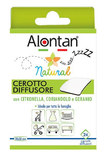 Alontan Natural Cerotto Diffusore Anti Zanzara 21 Cerotti