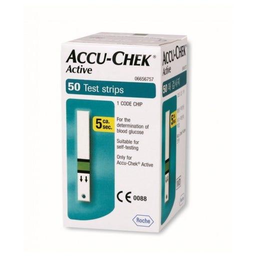 Accu-Chek Active Strisce Reattive Glicemia 50 Pezzi
