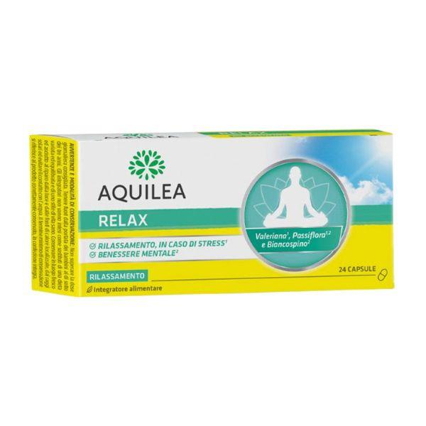 Aquilea Relax Integratore Rilassante Per Il Benessere Mentale 24 Capsule Vegane