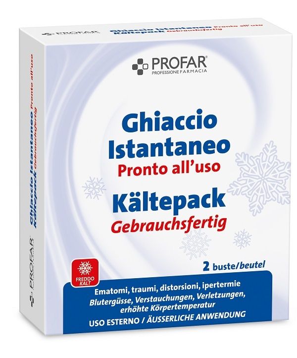 Profar Ghiaccio Istantaneo Monouso per Terapia del Freddo
