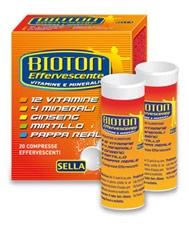 Bioton Linea Vitamine e Minerali Integratore 20 Compresse Effervescenti