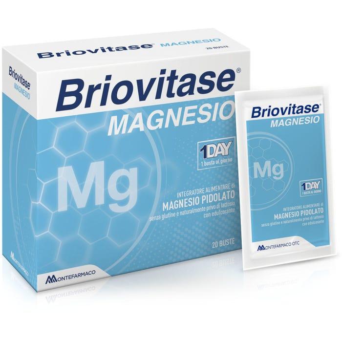 Briovitase Magnesio Integratore per Stress e Ansia 20 Bustine