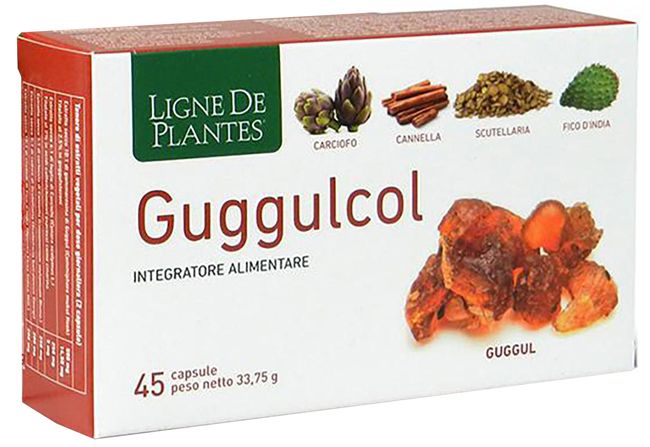 Guggulcol Integratore con Estratto di Guggul 45 Capsule