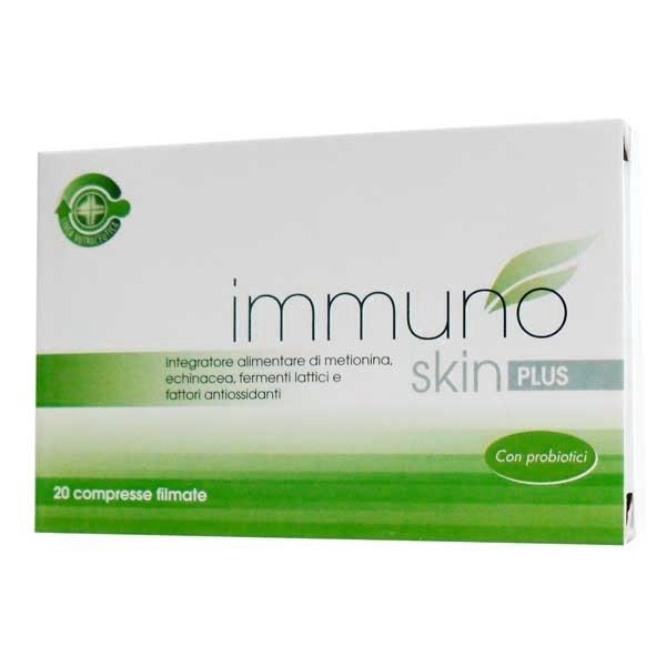 Morgan Pharma Linea Difese Immunitarie Immuno Skin Plus Integratore 20 Compresse