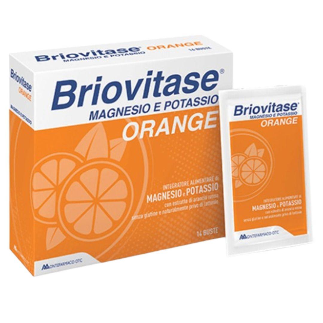 Briovitase Linea Sali Minerali Orange Magnesio Potassio Integratore 14 Buste