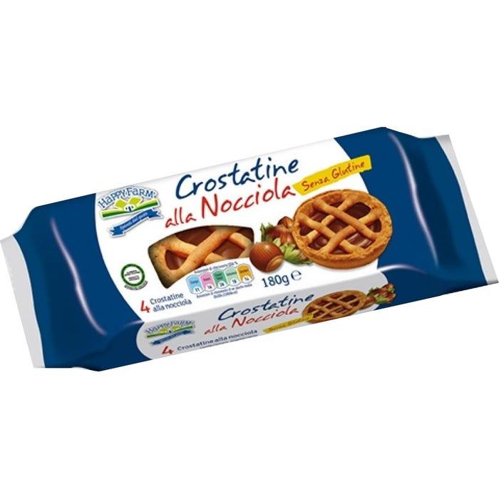 Happy Farm Crostatine Alla Nocciola Senza Glutine 180 g