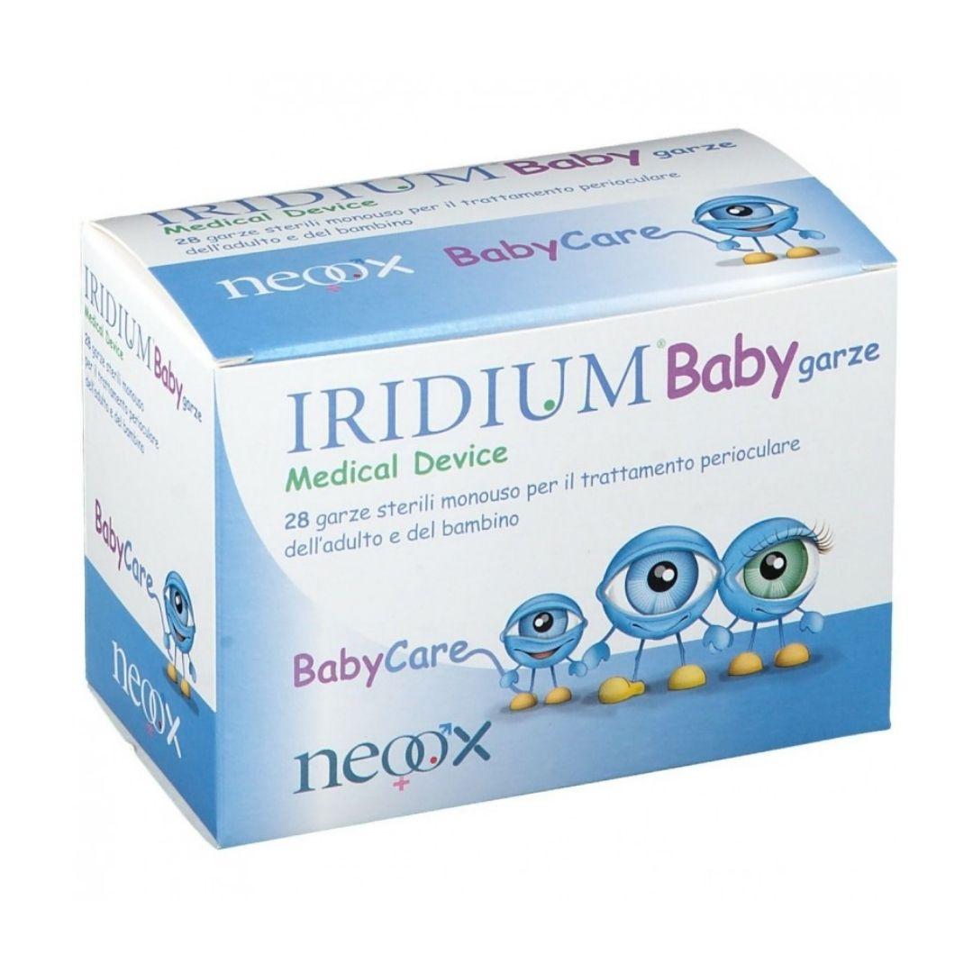 Sooft Iridium Baby 28 Garze Oculari Decongestionanti, Emollienti e Lenitive