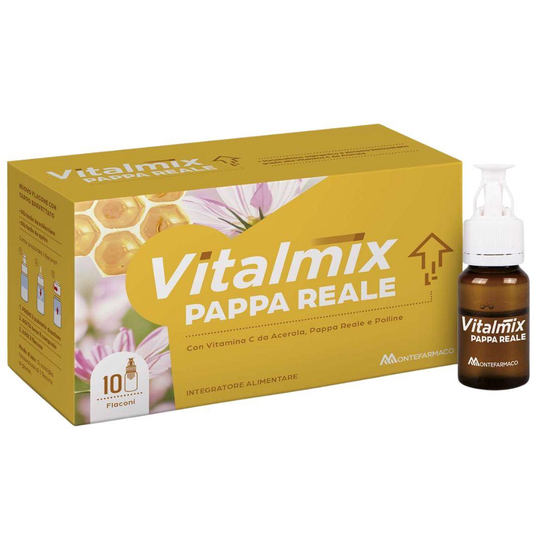 Vitalmix Pappa Reale Energia per l'Organismo Tonico con Vitamina B 10Flaconcini
