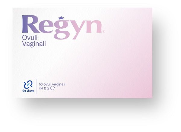 Regyn Ovuli Per Bruciore Irritazione Secchezza Vaginale e Prurito 10 Ovuli