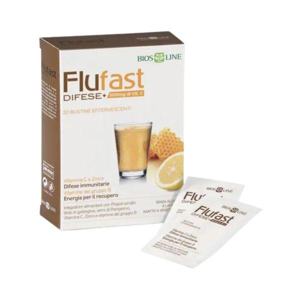 Flufast Difese+ Integratore Energizzante Per Le Difese Immunitarie 20 Bustine