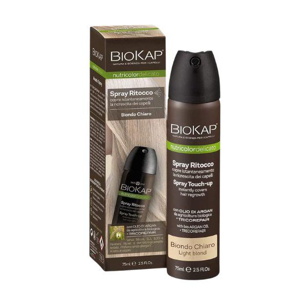 Biokap Nutricolor Delicato Spray Ritocco Capelli Colore Biondo Chiaro 75 ml