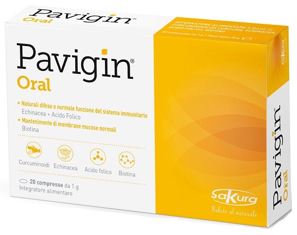 Pavigin Oral Integratore Alimentare 20 compresse